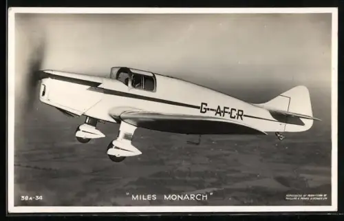 AK Sport-Flugzeug vom Typ Miles Monarch