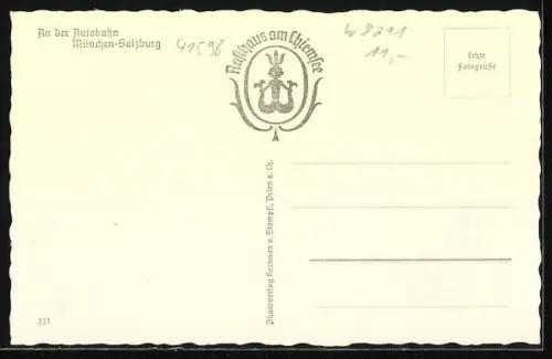 AK Chiemsee-Raststätte an der Autobahn München-Salzburg