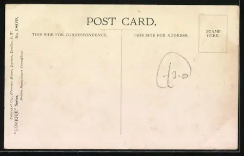 AK Briefmarkensprache, Forget me not, Write soon, With all my heart