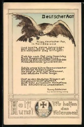 AK Helft uns! Wir helfen den Veteranen!, Deutscher Aar