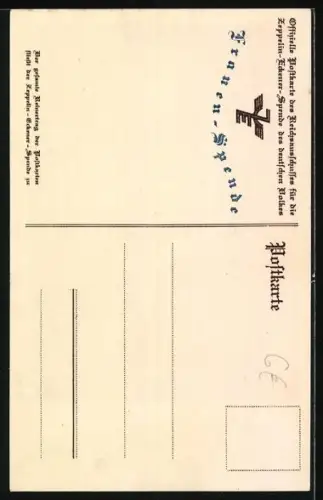 AK Portrait Graf Zeppelin