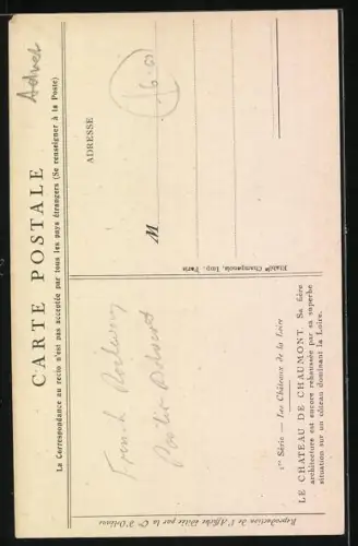 AK Chaumont, Les Chateaux de la Loire, Tourismus