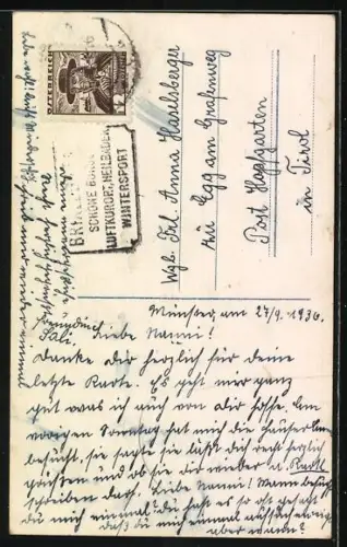 Foto-AK Photochemie Berlin Nr. 6262/2: Paar trinkt Wein auf Terrasse, Am Rhein, wo die Rebe erblüht!