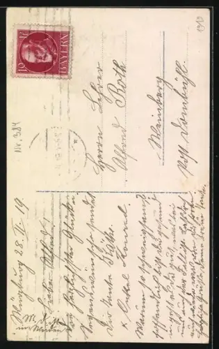 Foto-AK Photochemie Berlin Nr. 4258-6: Geburtstagsgrüsse, Kinder mit Blumenkarren