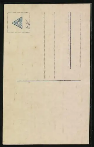 Foto-AK Photochemie Berlin Nr. 4145-6: Liebespaar nimmt Abschied, Muss i denn - zum Städtele `naus