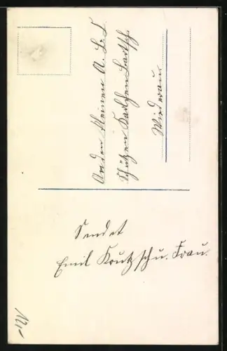 Foto-AK Photochemie Berlin Nr. 6120/2: Erster Schultag, Junge mit Tornister und Rechenbrett