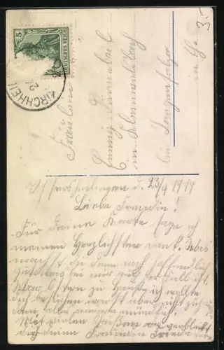 Foto-AK Photochemie Berlin Nr. 7785: Frau mit verzierter Bluse im Portrait