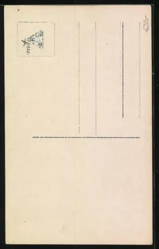 Fotomontage-AK Photochemie Berlin Nr. 4322-3: Nun leb` wohl, du kleine Gasse, And`re Städtchen bringen freilich...