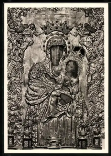 Foto-AK Deutscher Kunstverlag, Nr. 7: Heiligelinde /Ostpr., Wallfahrtskirche, Gnadenbild