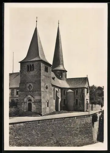 Foto-AK Deutscher Kunstverlag, Nr. Fu 17: Fulda, Ansicht der S. Michaesliskirche