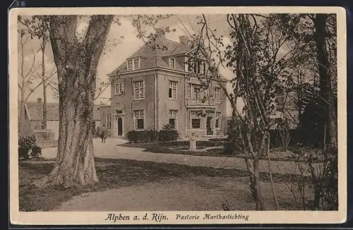 AK Alphen a. d. Rijn, Pastorie Marthastichting