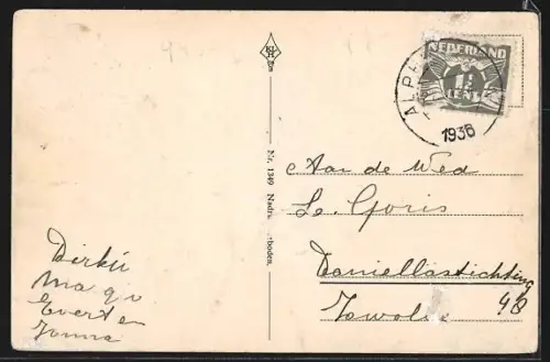 AK Alphen a. d. Rijn, Pastorie Marthastichting