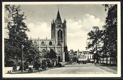 AK Zeist, Utrechtscheweg by de Ned. Herv. Kerk