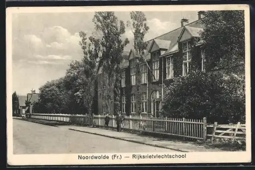 AK Noordwolde /Fr., Rijksrietvlechtschool