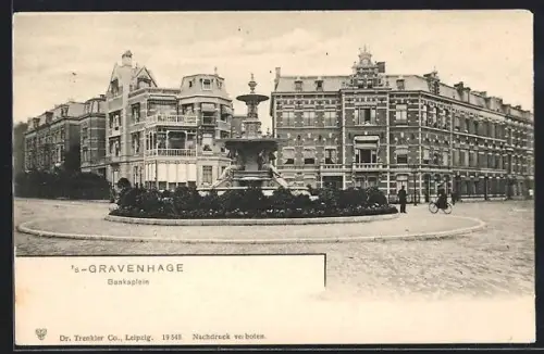 AK `s-Gravenhage, Bankaplein