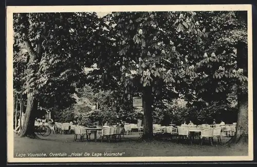 AK Lage Vuursche, Overtuin, Hotel de Lage Vuursche