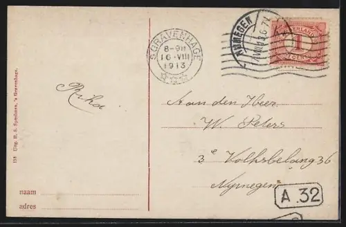 AK `s Gravenhage, Groote-Markt