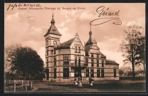 AK Bergen op Zoom, Kasteel Wouwsche Plantage