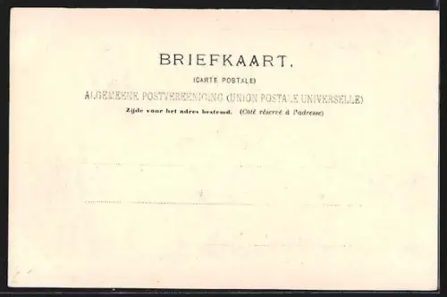 AK Monnikendam, Strassenpartie mit Jungen