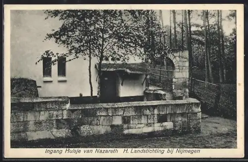 AK Nijmegen, Heilige Landstichting, Ingang Huisje van Nazareth