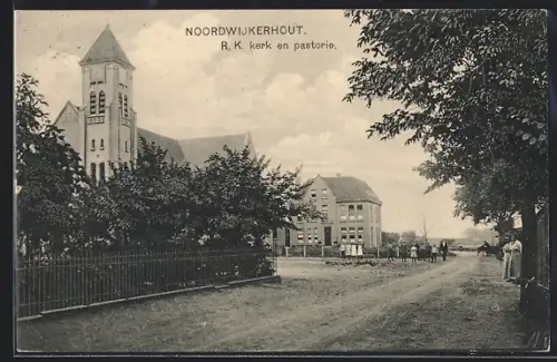 AK Noordwijkerhout, R. K. kerk en pastorie