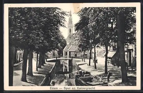 AK Edam, Spui en Keizergracht