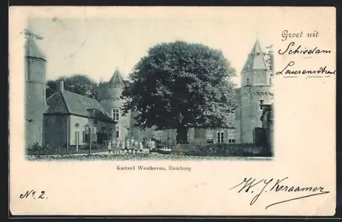 AK Domburg, Kasteel Westhoven