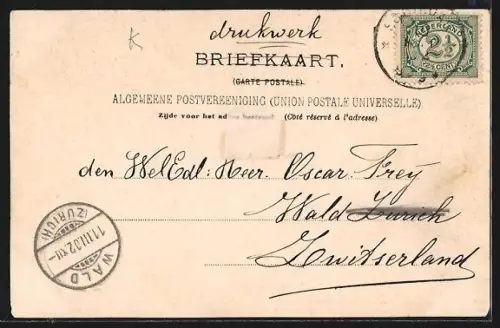 AK Domburg, Kasteel Westhoven