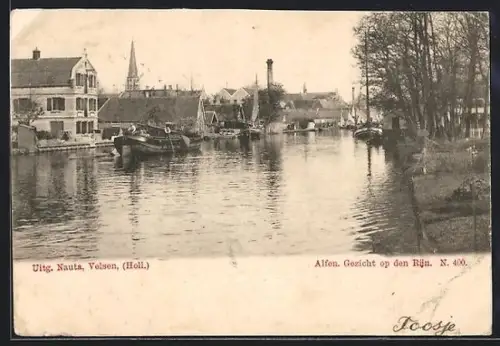 AK Alfen, Gezicht op den Rijn