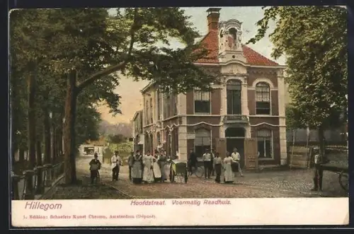AK Hillegom, Hoofdstraat - Voormalig Raadhuis