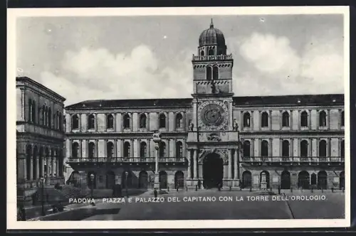 AK Padova, Piazza e Palazzo del Capitano con la Torre dell `Orologio