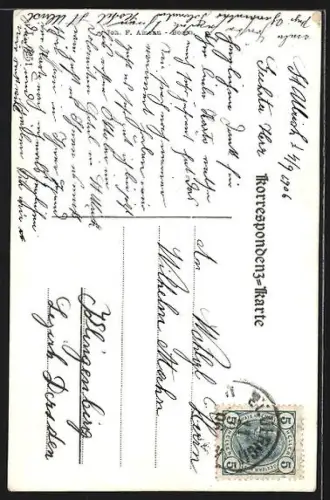 AK St. Ulrich in Gröden, Totalansicht aus der Vogelschau