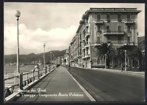 AK Varazze /Riviera dei Fiori, Lungomare Santa Caterina