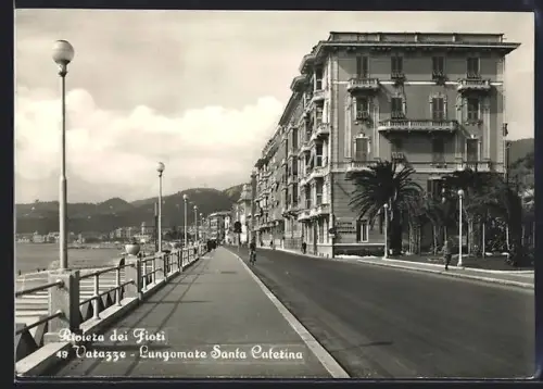 AK Varazze /Riviera dei Fiori, Lungomare Santa Caterina