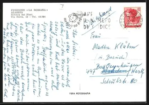 AK Alassio, Riviera dei Fiori, Pensione La Romana