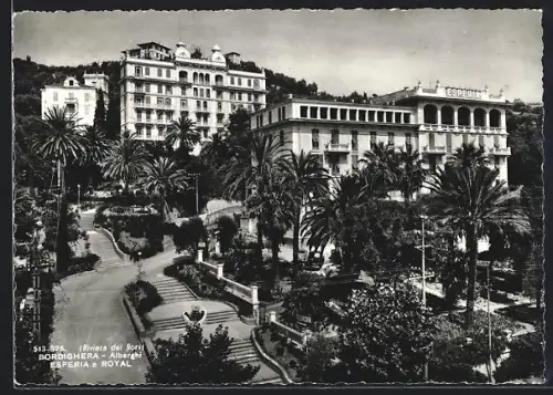 AK Bordighera, Alberghi Esperia e Royal