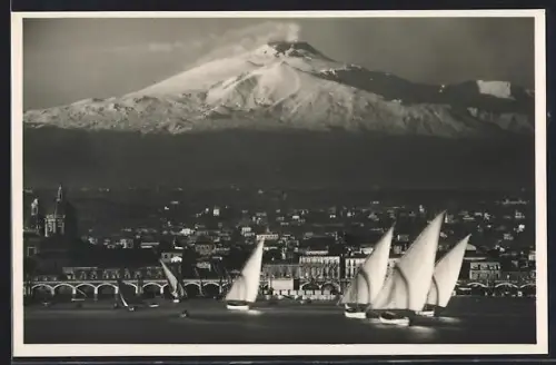 AK Catania, Panorama con Etna