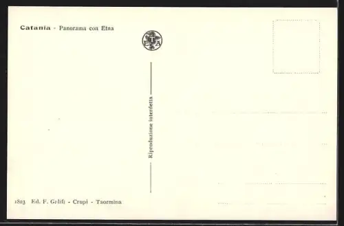 AK Catania, Panorama con Etna
