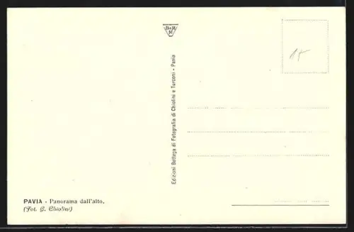AK Pavia, Panorama dall`alto