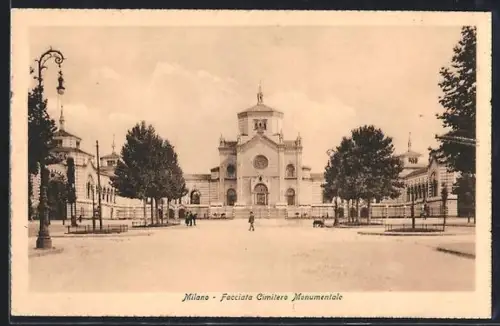 AK Milano, Facciata Cimitero Monumentale