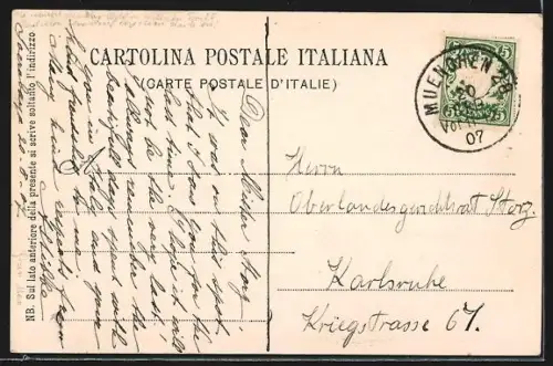 AK Intra /Lago Maggiore, Veduta del Porto