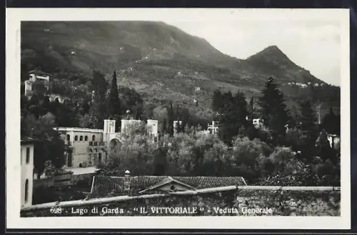 AK Gardone /Lago di Garda, Il Vittoriale, Veduta Generale