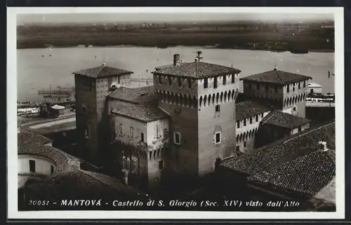 AK Mantova, Castelli di S. Giorgio, Sec. XIV, visto dall`Alto
