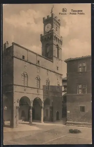 AK Pienza /Toscane, Palais Public