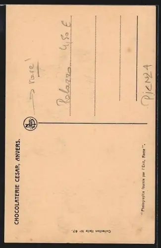 AK Pienza /Toscane, Palais Public