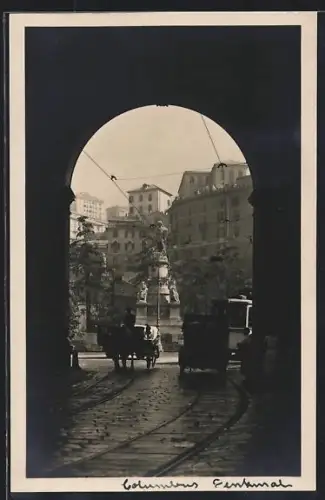 AK Genova, Monumento a C. Colombo