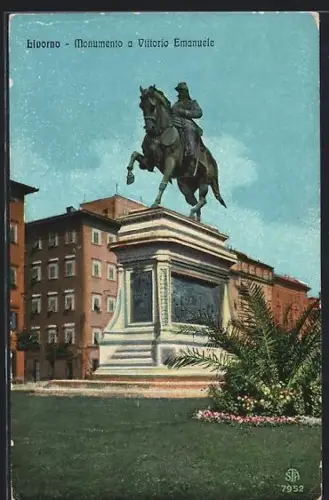 AK Livorno, Monumento a Vittorio Emanuele