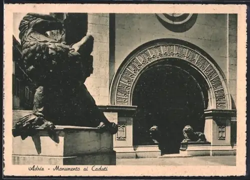 AK Adria, Monumento ai Caduti