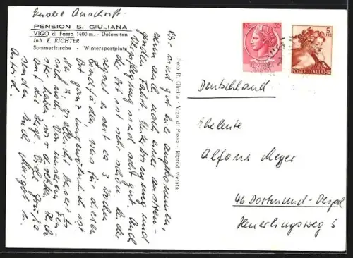 AK Vigo di Fassa, Pension S. Giuliana, E. Richter