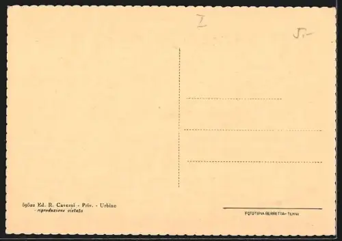 AK Urbino, Monumento a Raffaello Sanzio